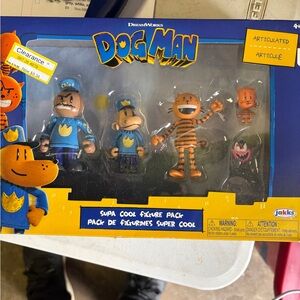 Nwt Dog Man Super Cool Figure Pack